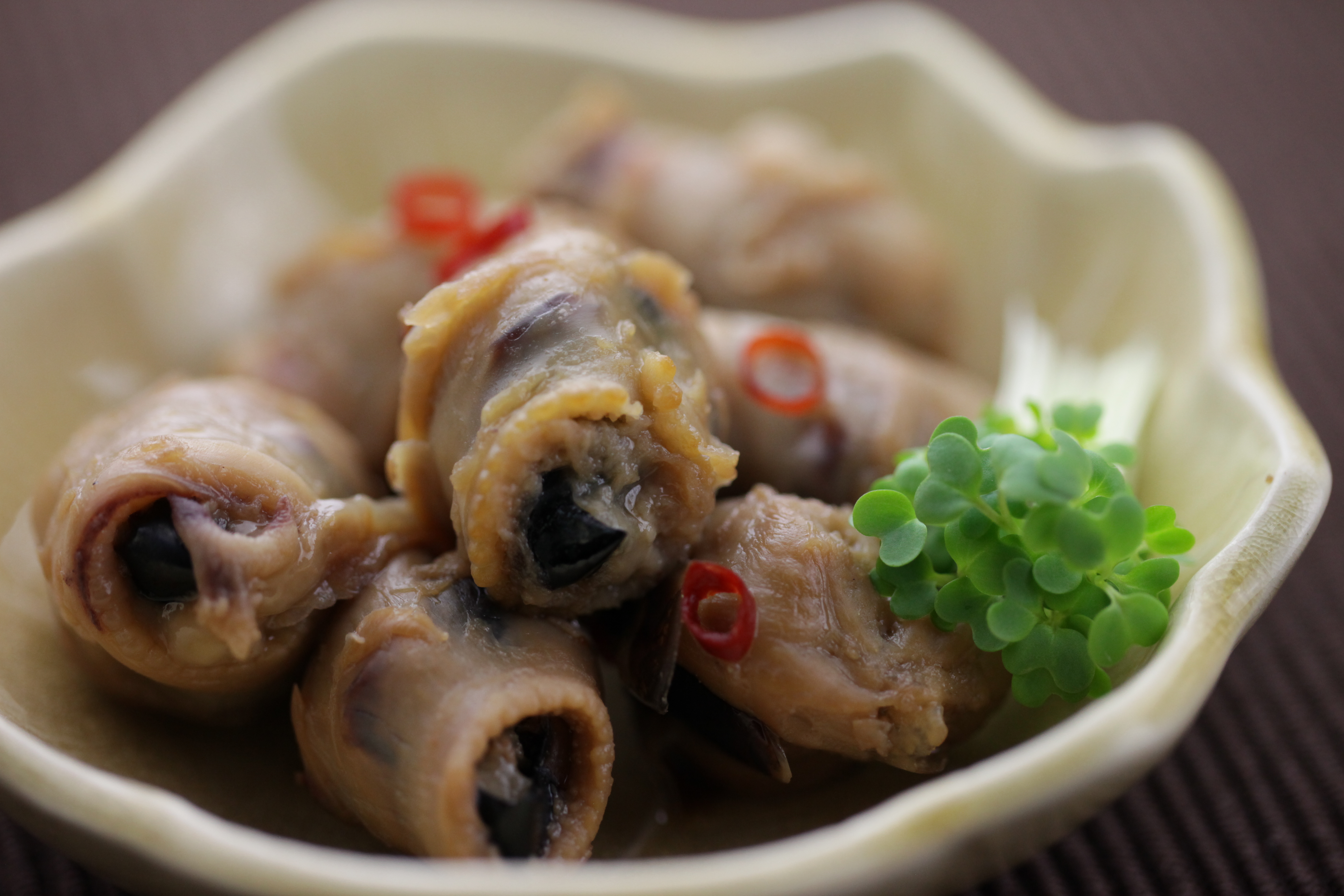 イカの口（トンビ）の煮付