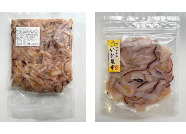 ゆず風味いか塩辛1ｋｇ・90ｇ