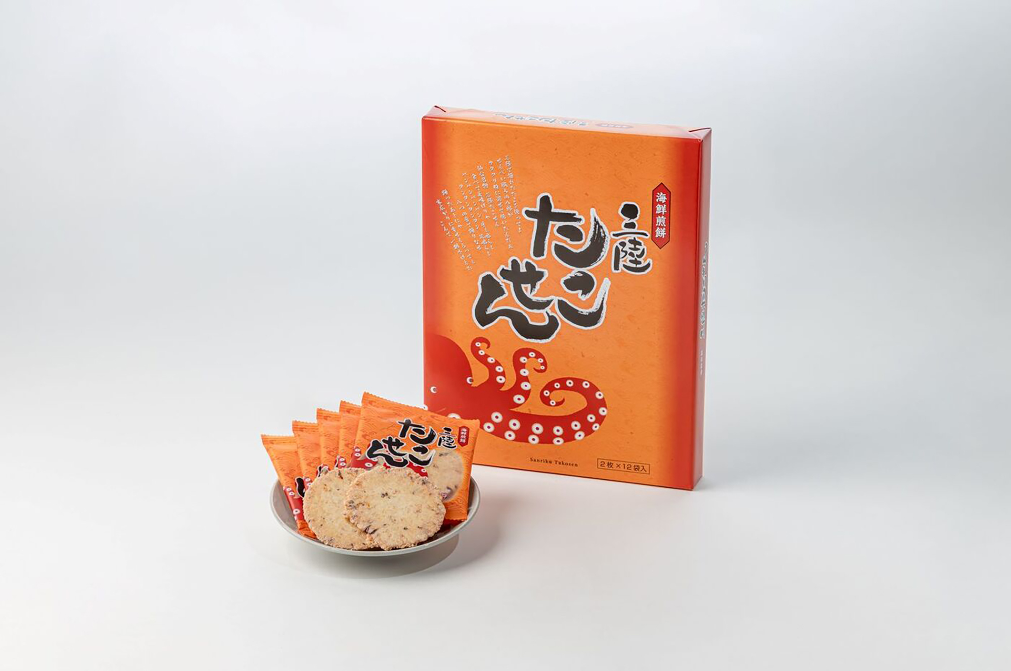 三陸たこせん（12袋）箱