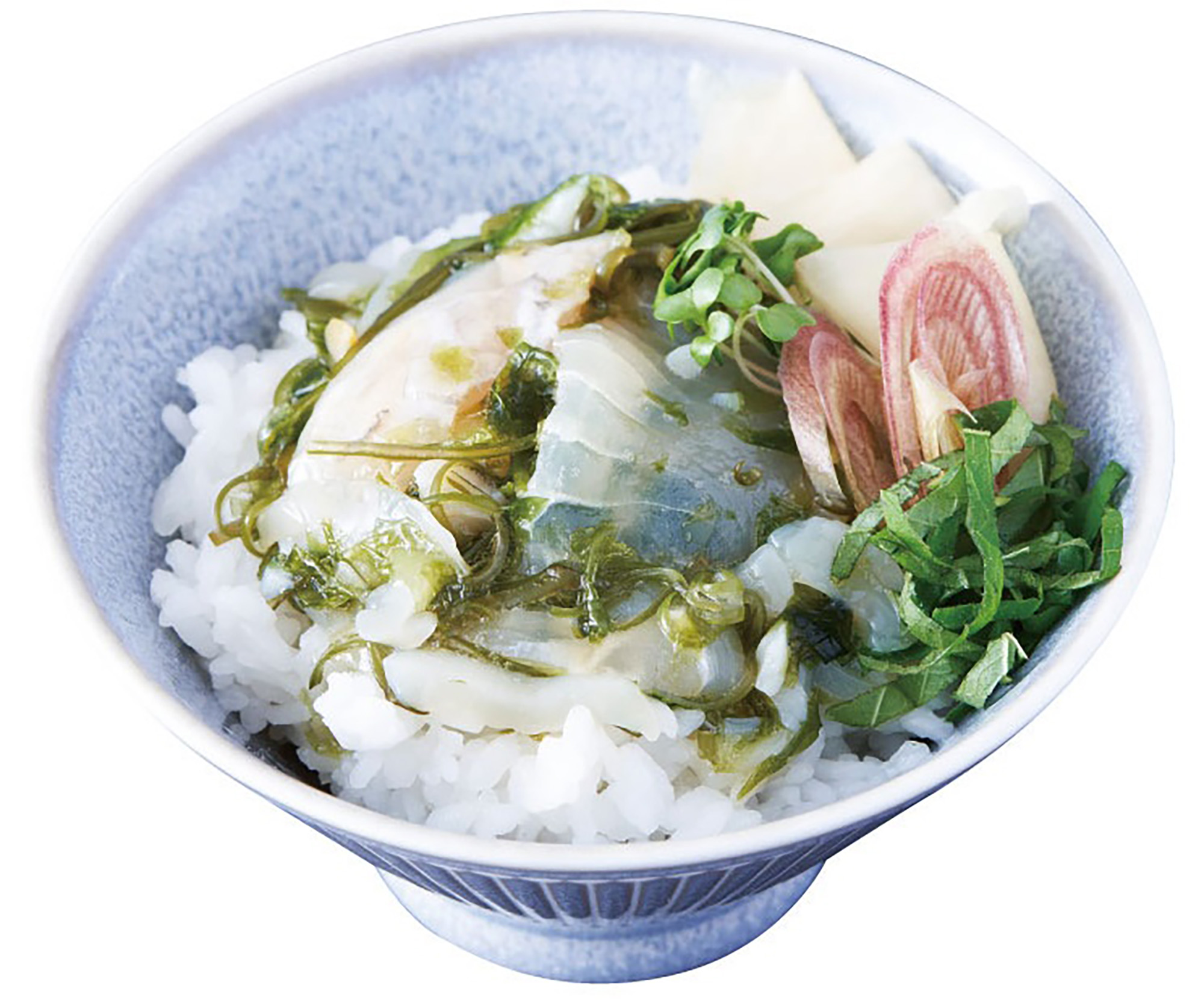 平目と生海苔の海鮮ぶっかけ丼