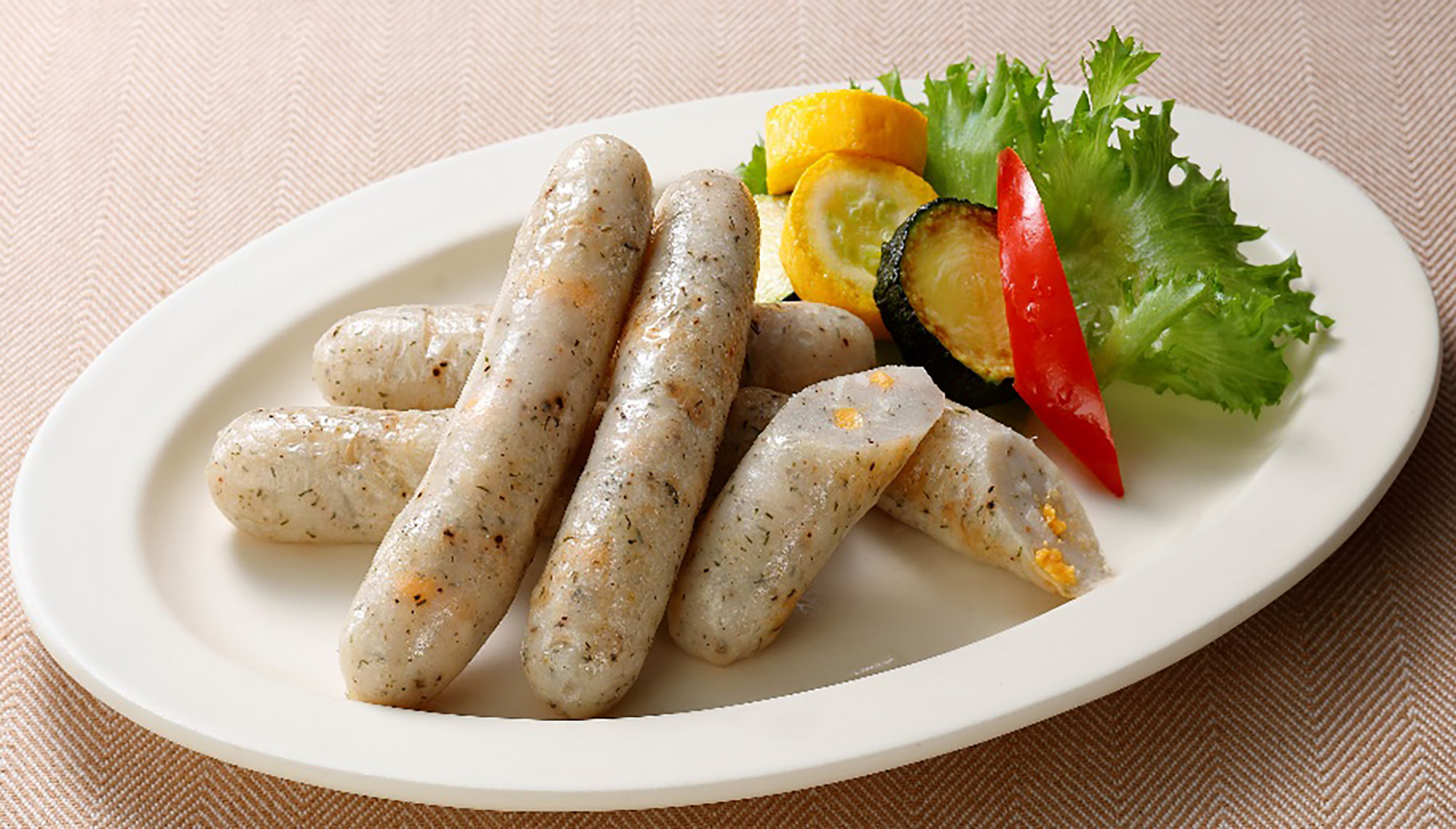 【冷凍】 お魚と鶏肉のソーセージ 5本入
