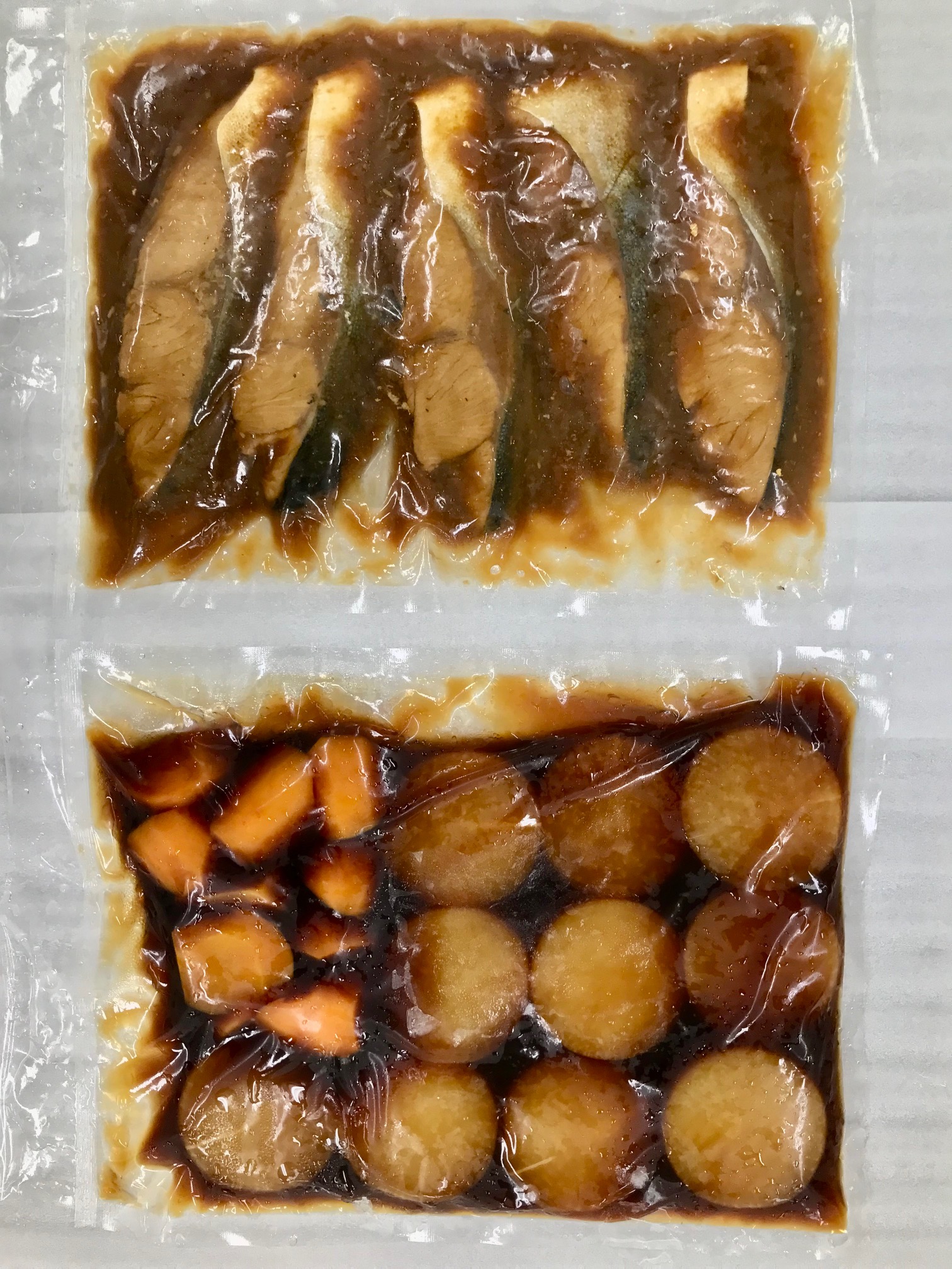 ぶり煮付野菜セット5切
