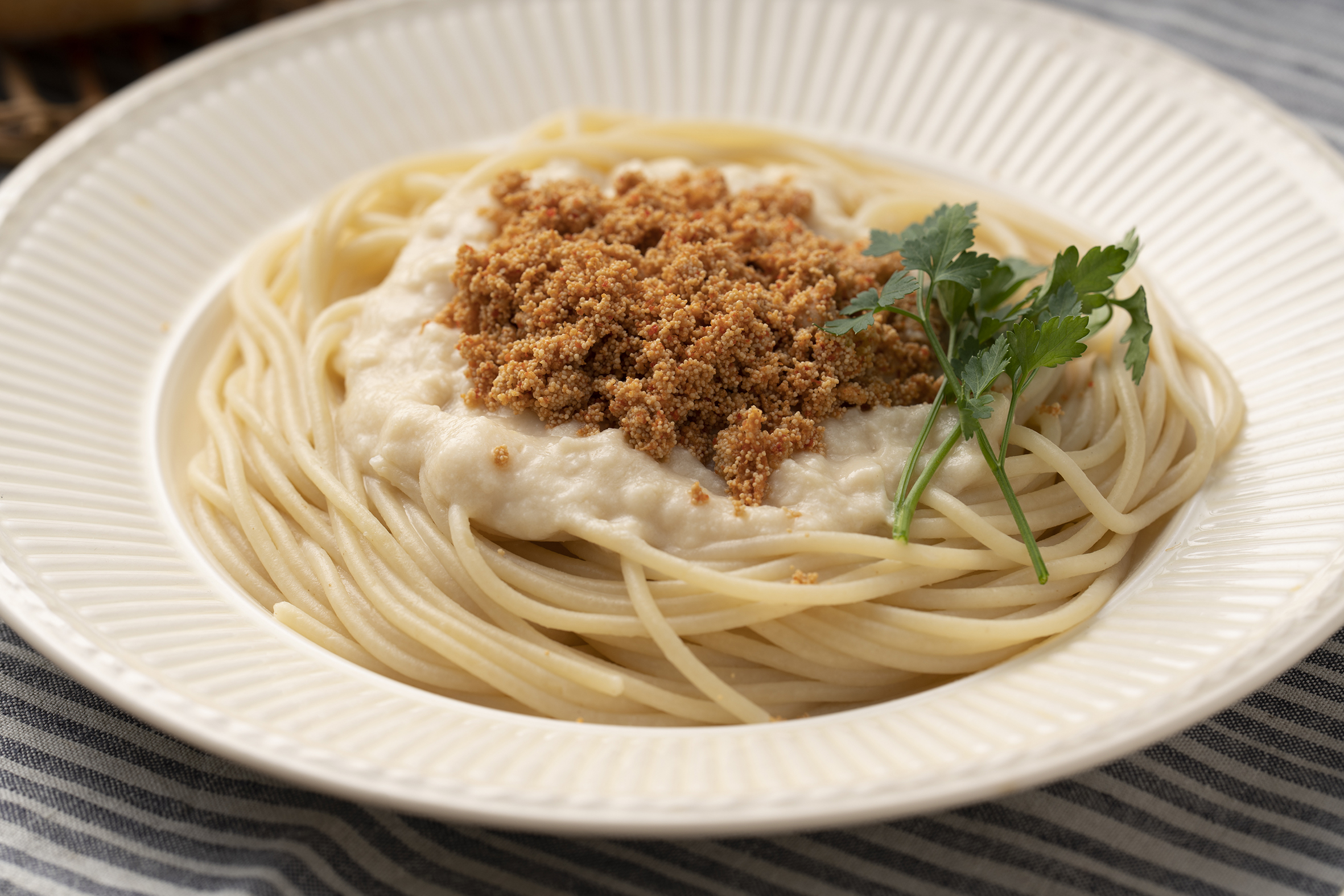 明太子のクリームパスタソース