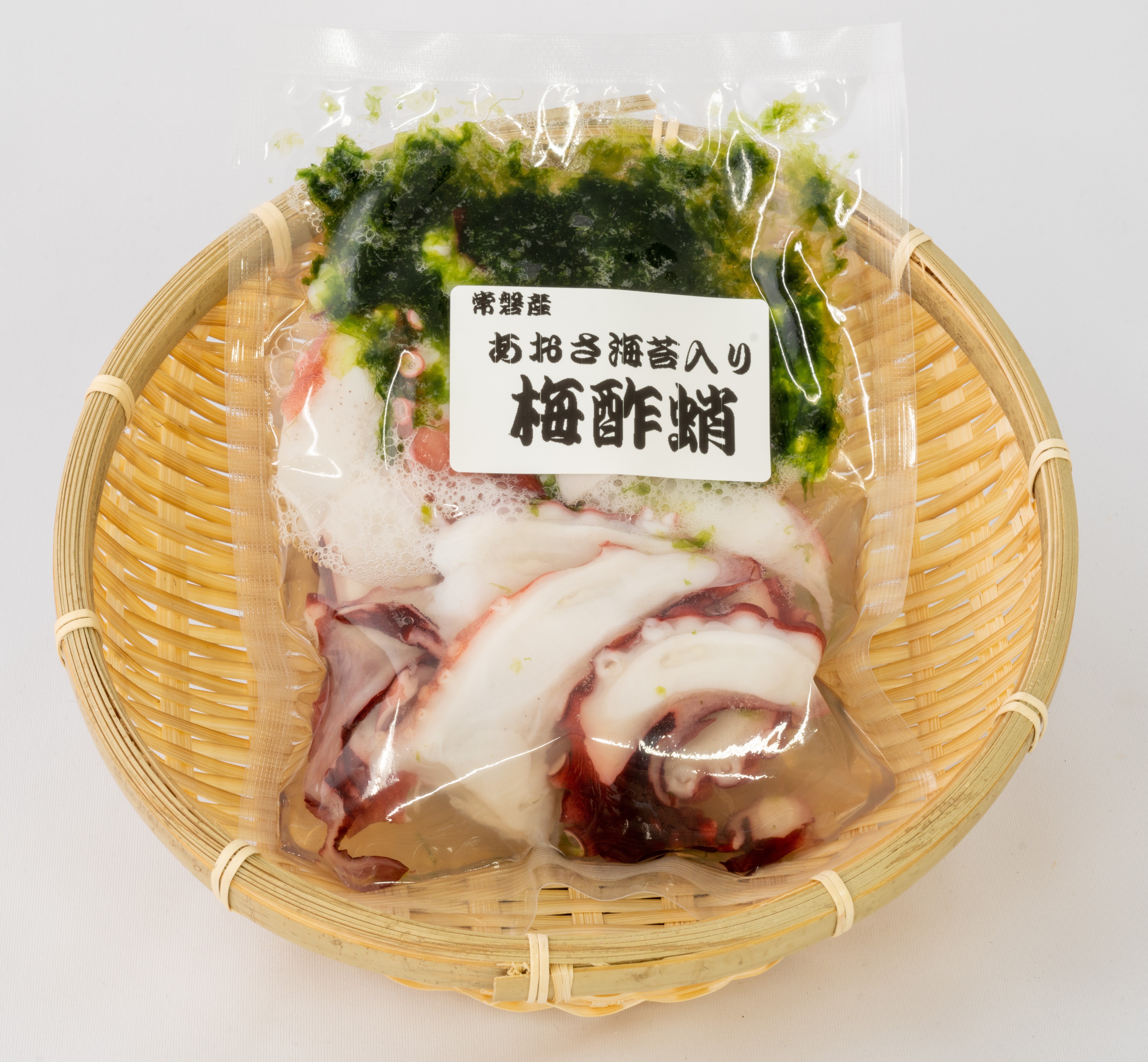 あおさ海苔入り梅酢タコ