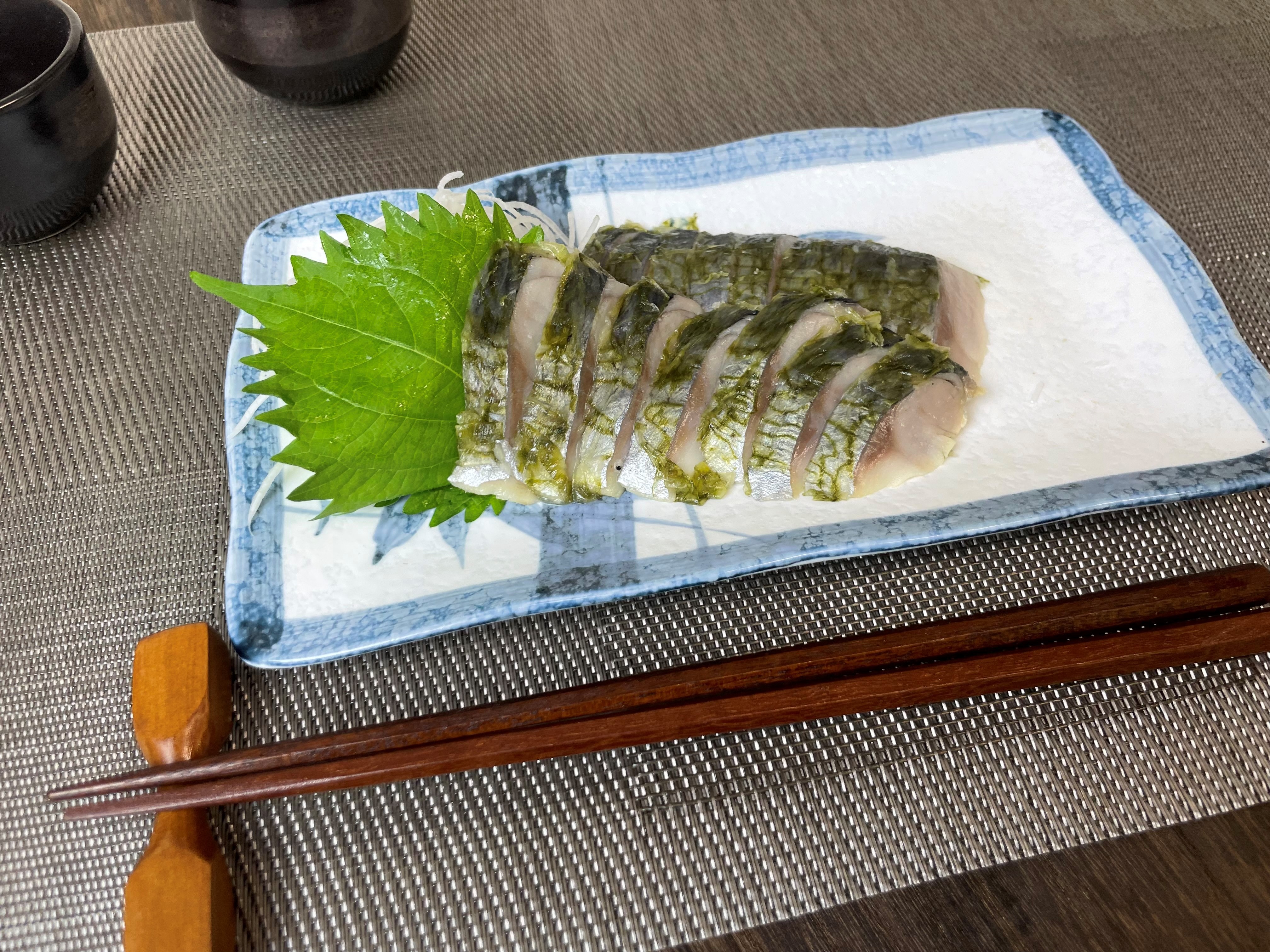 切れてるしめにしん（昆布〆）